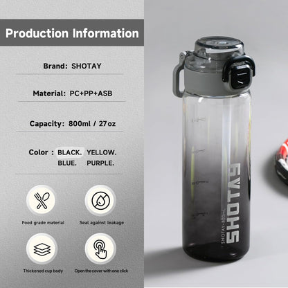 SHOTAY Gradient Dual-Drink Sports Water Bottle (800ml)ST 7256
