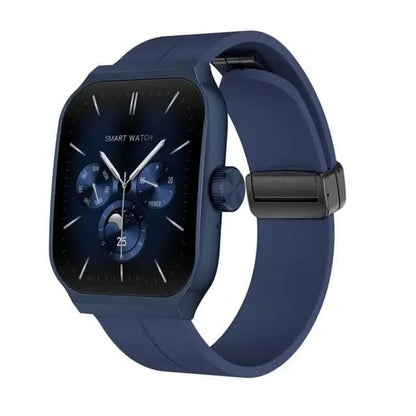 THE VENTI MediaTek Smart Watch 1.96inch Super AMOLED 3D Flexible Design Screen Bluetooth Calling Heart Rate IP67 Waterproof Smartwatch for Android iOS (1.96", Teal Green)