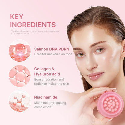 medicube Salmon DNA PDRN Pink Collagen Capsule Cream, Face Moisturizer | Lightweight Moisturizing Cream | PDRN, Niacinamide for Uneven Skin Tone, Glow hydration | Korean Skin Care 1.94 oz