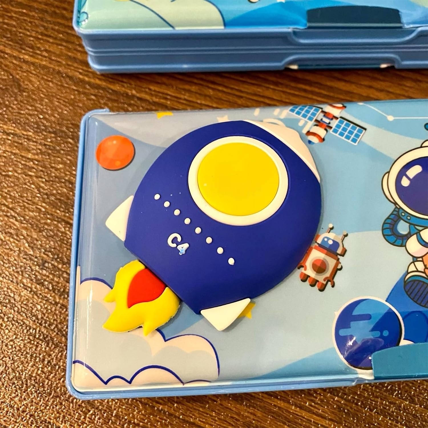 VENTI Multifunctional Space Pencil Box for Kids, Magnetic Pop Up Box - Boys & Girls, Return Gifts (Random Design) (BC-811) (Pack of 1)