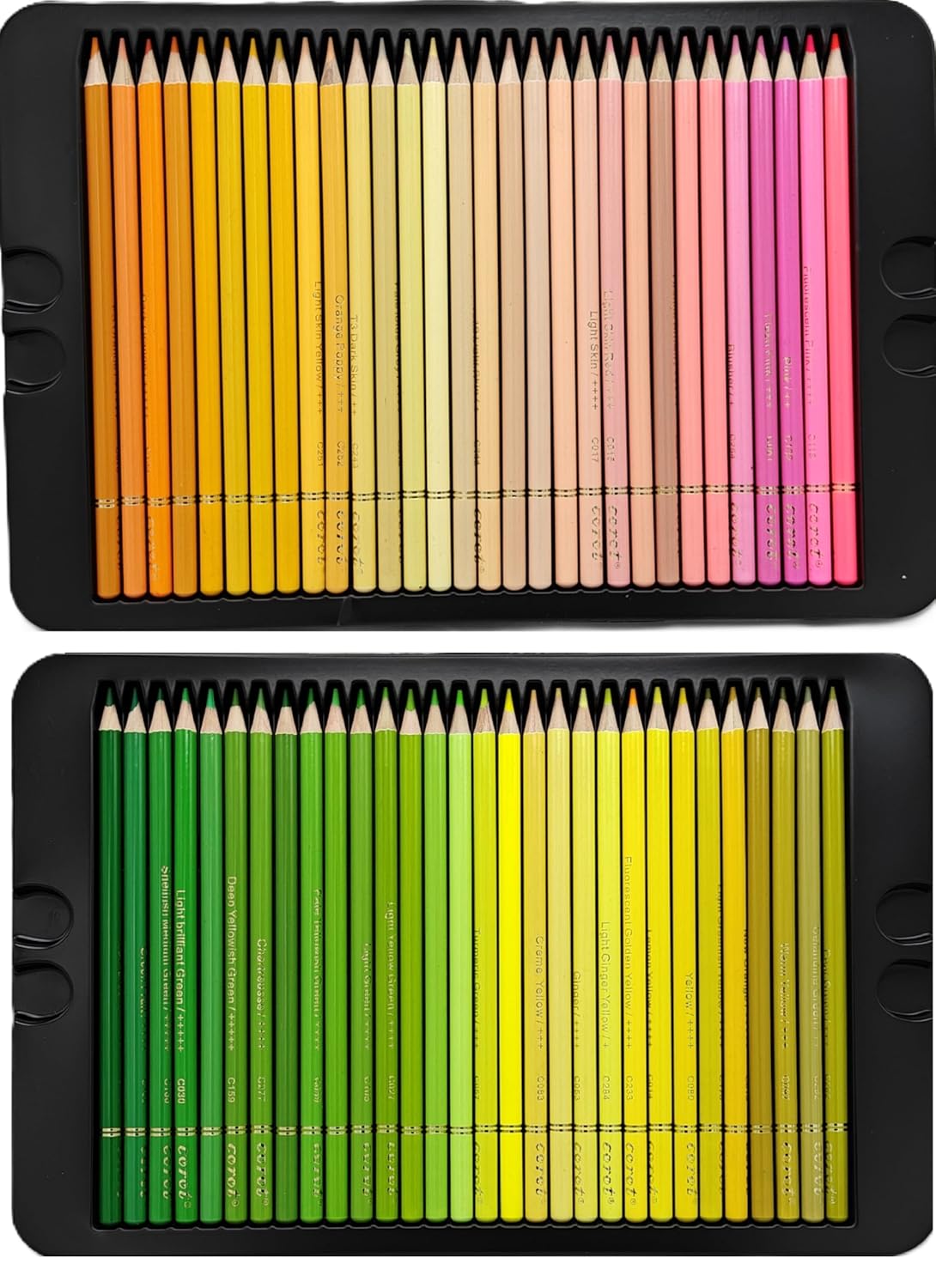 Corot Premium Coloured Pencils, 300 Pcs, Professional Art Set with Rich Vibrant Colours (Tin Box, 300Pcs)