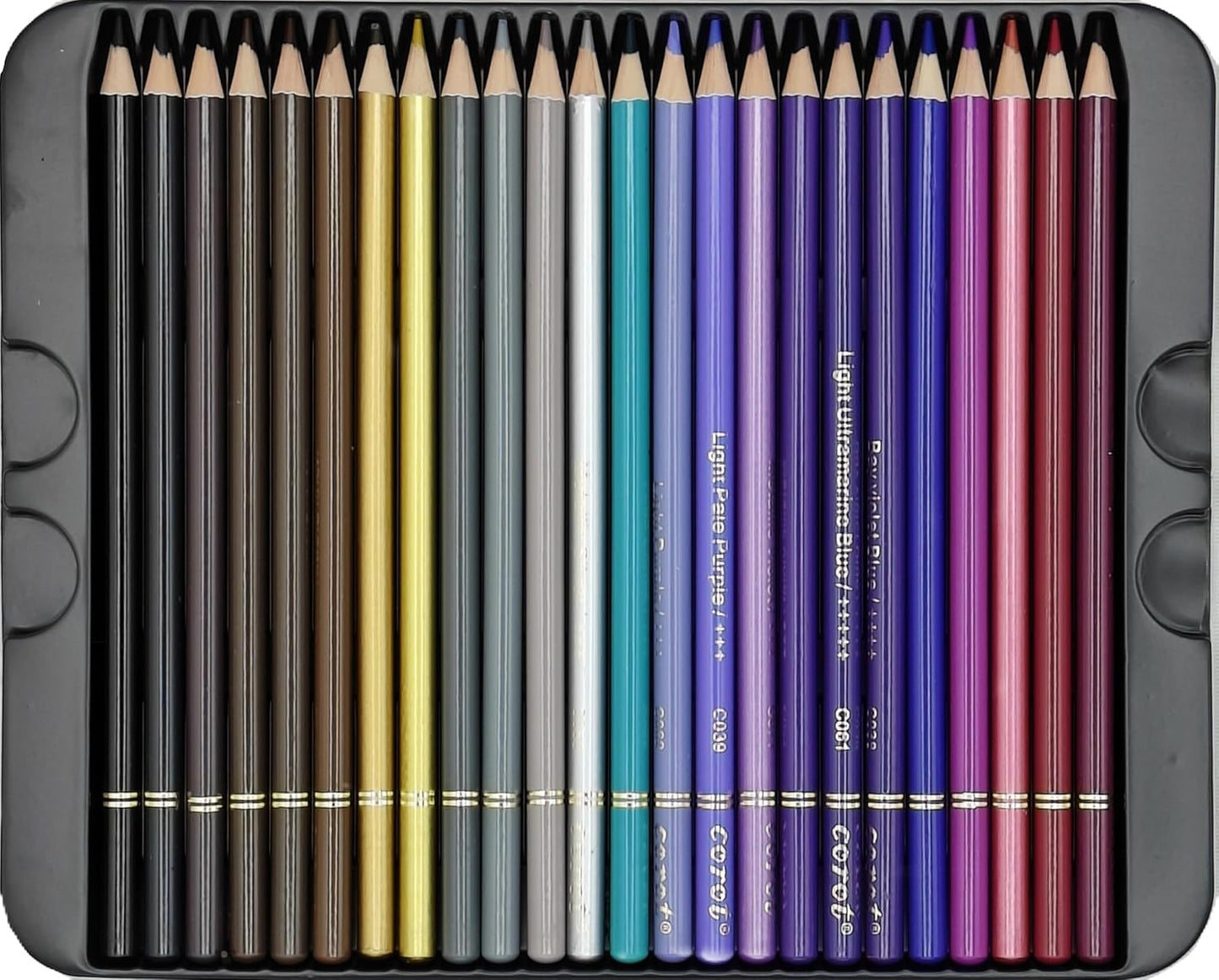 Corot Premium Coloured Pencils, 72 Pieces, Professional Art Set with Rich Vibrant Colours (Tin Box, 72Pcs)