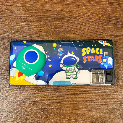 VENTI Multifunctional Space Pencil Box for Kids, Magnetic Pop Up Box - Boys & Girls, Return Gifts (Random Design) (BC-811) (Pack of 1)