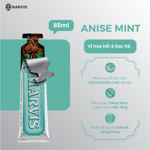 Marvis Anise Mint Toothpaste - 85ML