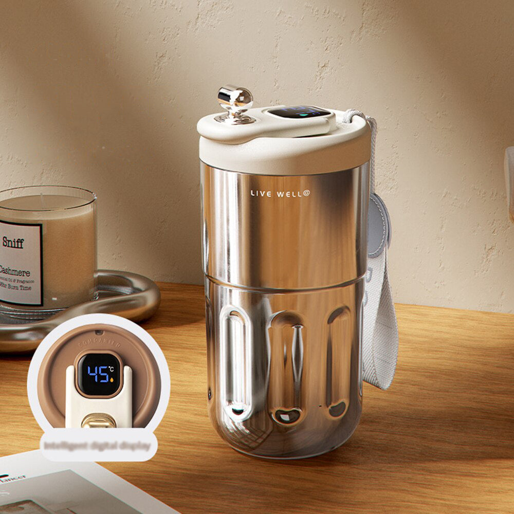 Relea "Live Well" Smart Temperature Display Coffee Cup