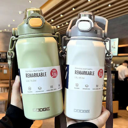 Dodge Large Capacity Travel Thermos Cup – 1000ml | Keeps Hot & Cold