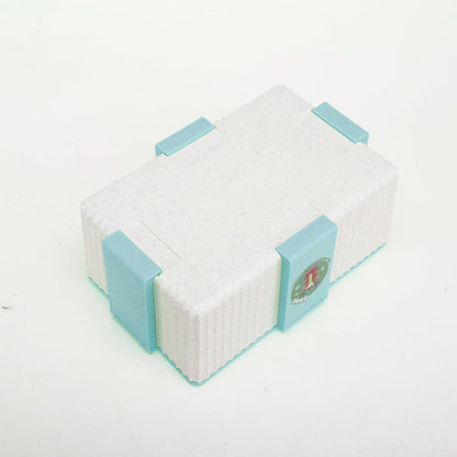 Adults Lunch Containers for Kids 960ML Lunch Boxes for Office Lunch Boxes Wheat Straw Fiber Lunch Box Leak Proof Microwave Safe (960ML, Pink ,Blue,Green)