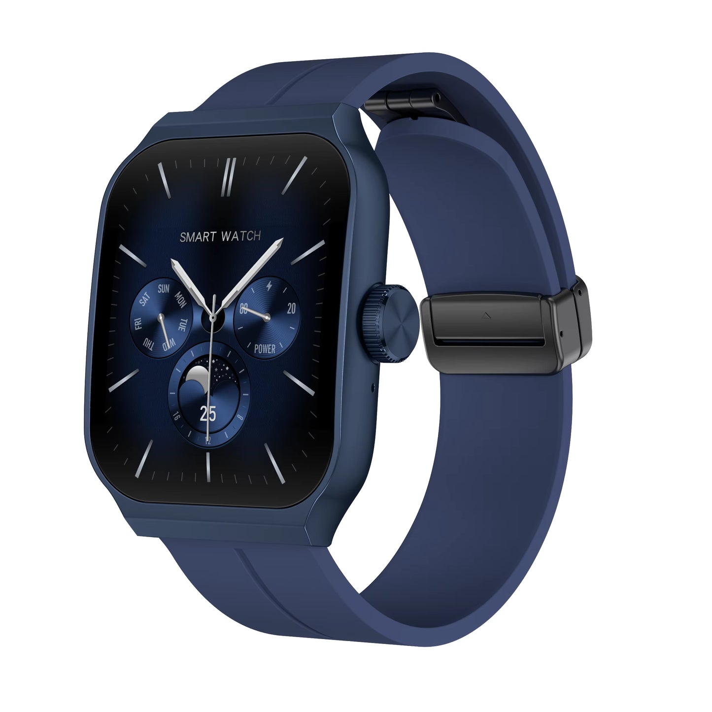 OA89 Super AMOLED Smart Watch (1.96", Navy Blue)
