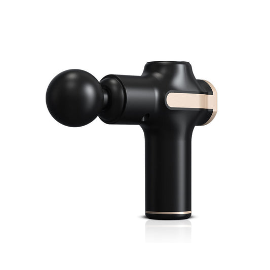 Percussion Massage Gun, Portable Deep Tissue Massager, 4 Massage Heads, Powerful Motor, Lightweight