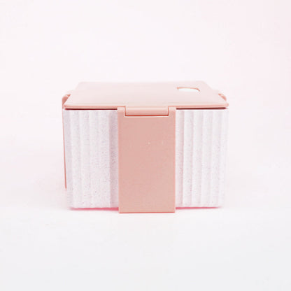 Adults Lunch Containers for Kids 960ML Lunch Boxes for Office Lunch Boxes Wheat Straw Fiber Lunch Box Leak Proof Microwave Safe (960ML, Pink ,Blue,Green)