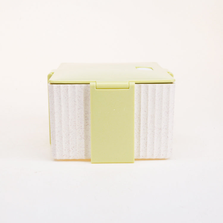 Adults Lunch Containers for Kids 960ML Lunch Boxes for Office Lunch Boxes Wheat Straw Fiber Lunch Box Leak Proof Microwave Safe (960ML, Pink ,Blue,Green)