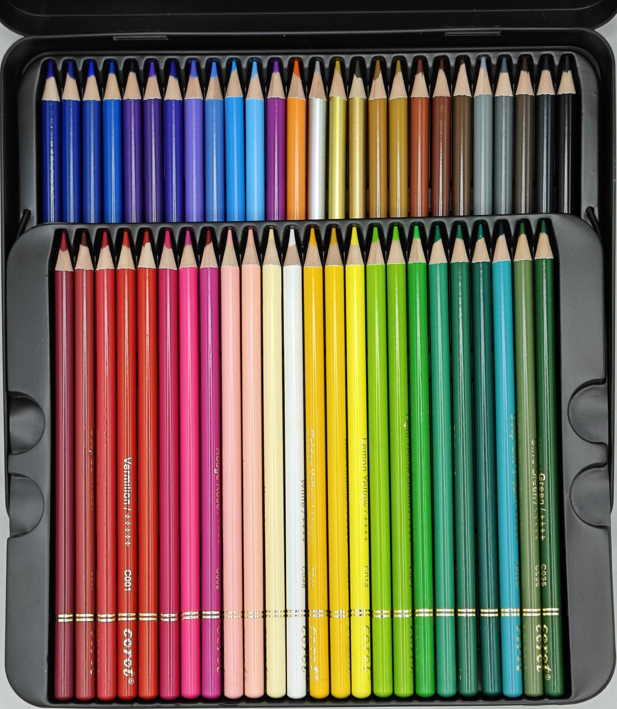 Corot Premium Coloured Pencils, 50 Pieces