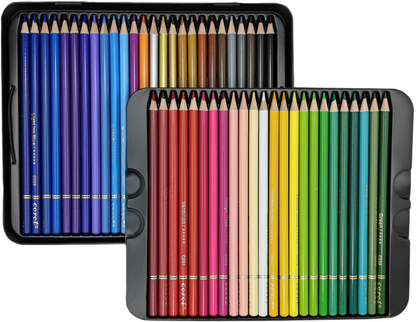 Corot Premium Coloured Pencils, 50 Pieces