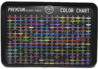 Corot Premium Coloured Pencils, 240 Pieces