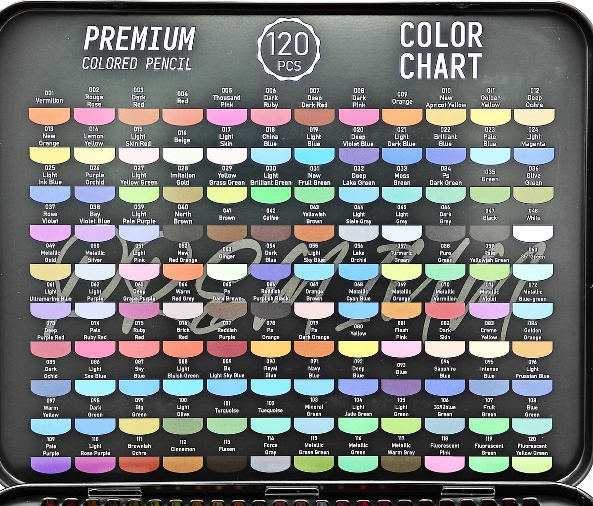 Corot Premium Coloured Pencils, 120 Pieces