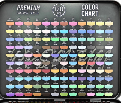 Corot Premium Coloured Pencils, 120 Pieces