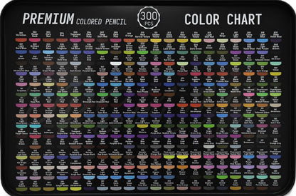 Corot Premium Coloured Pencils, 300 Pcs