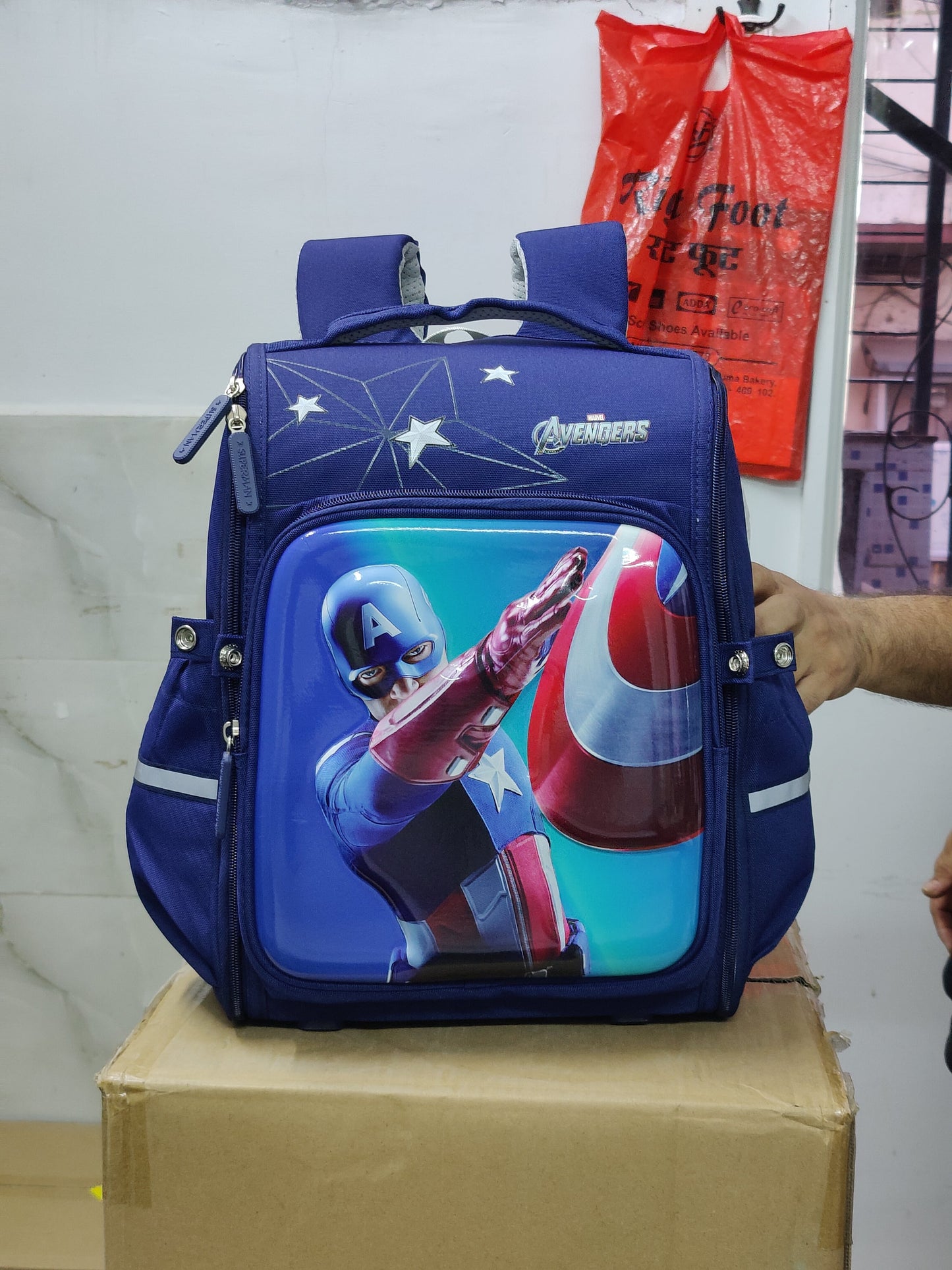 Premium Ergonomic Hard-Shell School Backpack (180° Open Design)