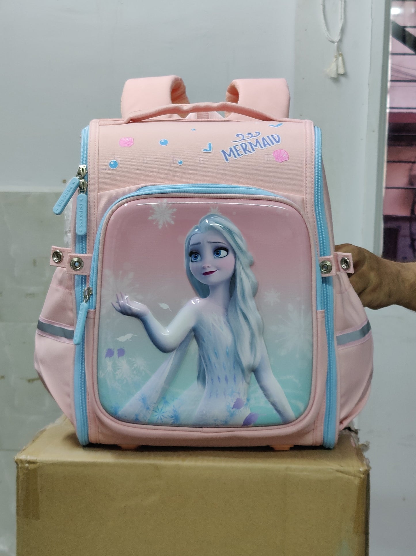 Premium Ergonomic Hard-Shell School Backpack (180° Open Design)