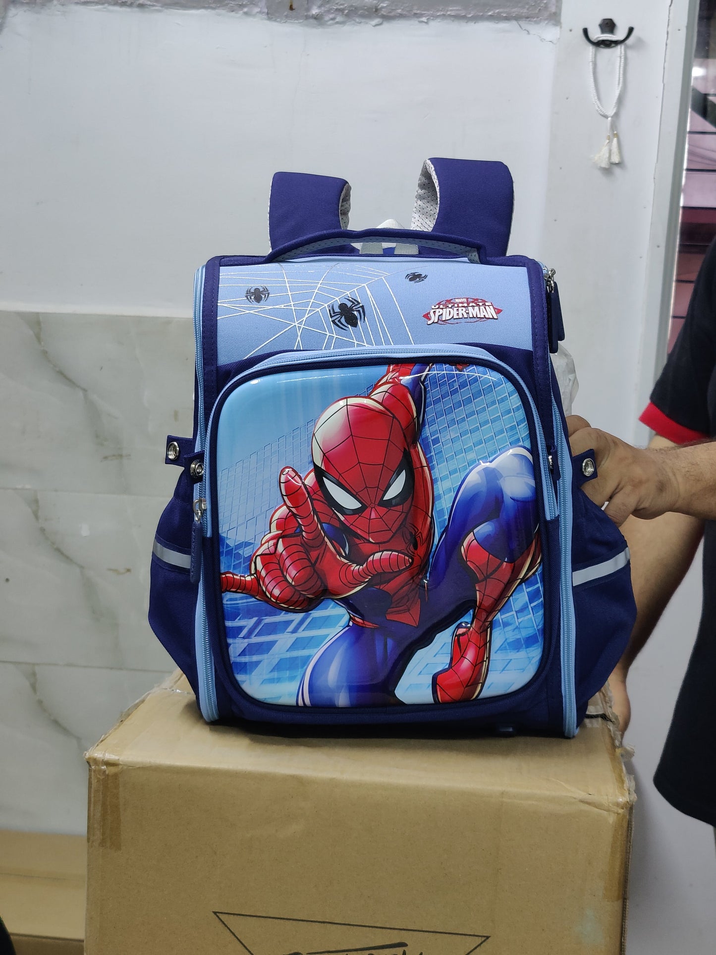 Premium Ergonomic Hard-Shell School Backpack (180° Open Design)