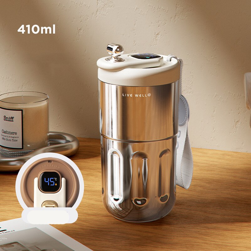 Relea "Live Well" Smart Temperature Display Coffee Cup