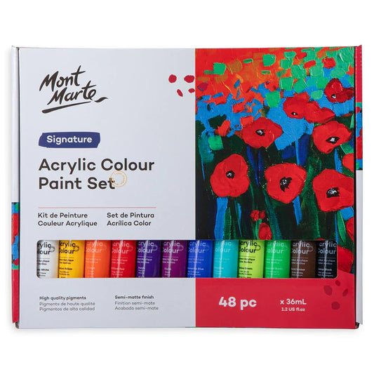 Mont Marte Acrylic Paint Set 48Pcs 36ML