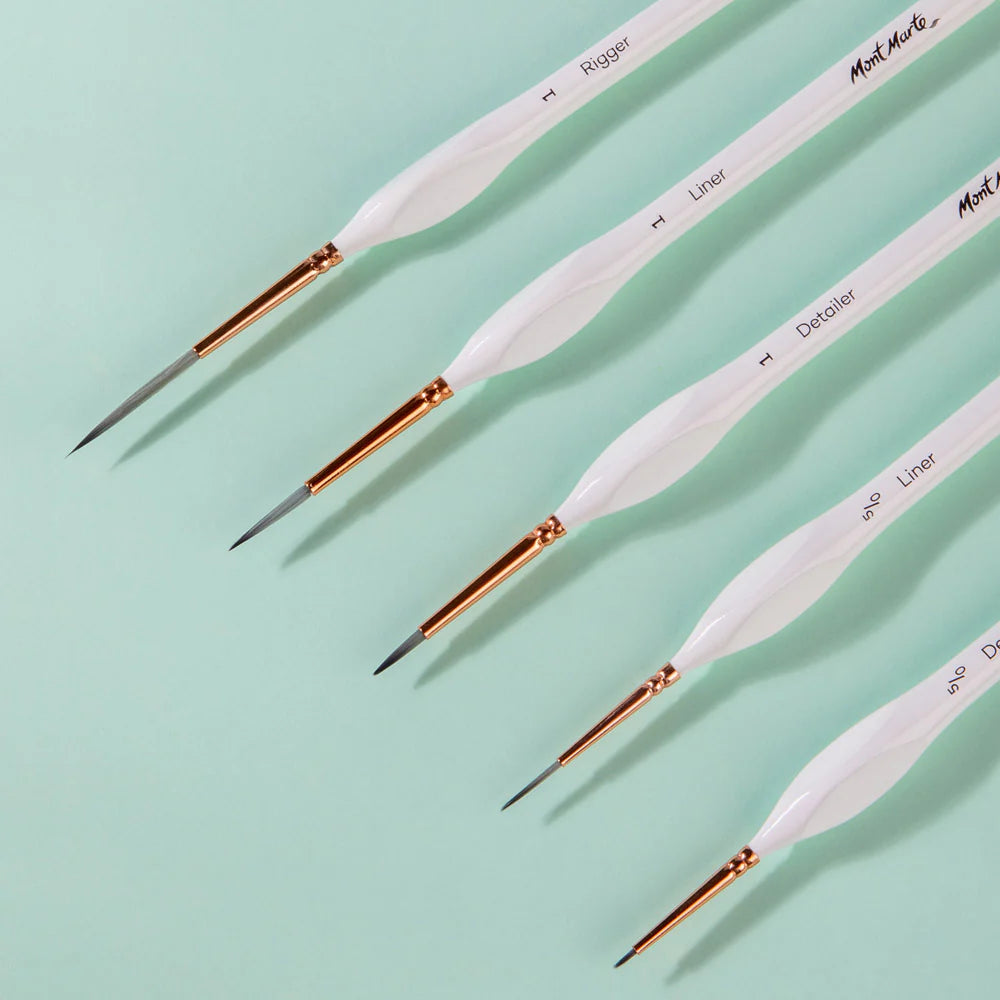 Mont Marte Signature Detail Brush Set – 5 Piece