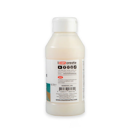 Mont Marte Fabric Paint Medium 250ml, White