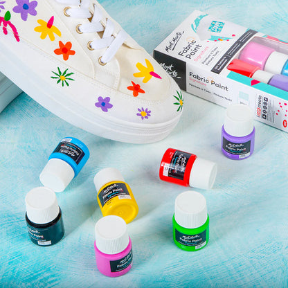 Mont Marte Fabric Paint Set 8Pc X 20Ml