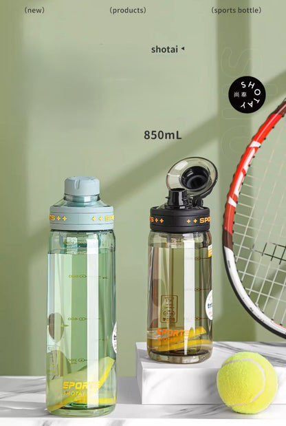 SHOTAY "SPORTS" Premium Tritan Water Bottle – BPA-Free, Leak-Proof Active Hydration Flask with Portable Handle & Fruit Infuser ST 7228