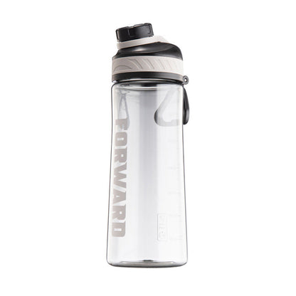 SHOTAY "FORWARD" Premium Sports Water Bottle – Shatter-Resistant Hydration Flask with Tethered Screw Cap, Carry Loop & Measurement Markers ST6623