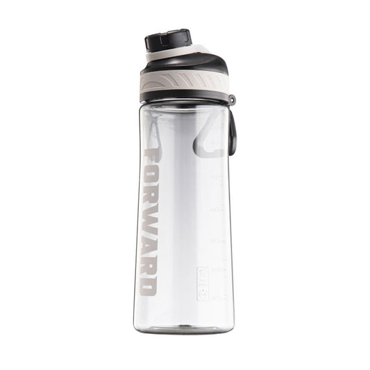 SHOTAY "FORWARD" Premium Sports Water Bottle – Shatter-Resistant Hydration Flask with Tethered Screw Cap, Carry Loop & Measurement Markers ST6623