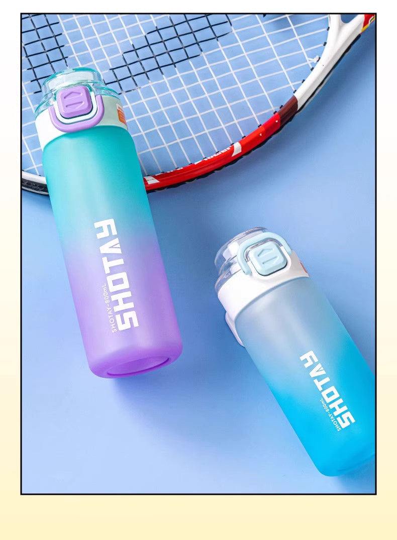 SHOTAY Matte Gradient Dual-Drink Sports Water Bottle ST 7259- 800ML