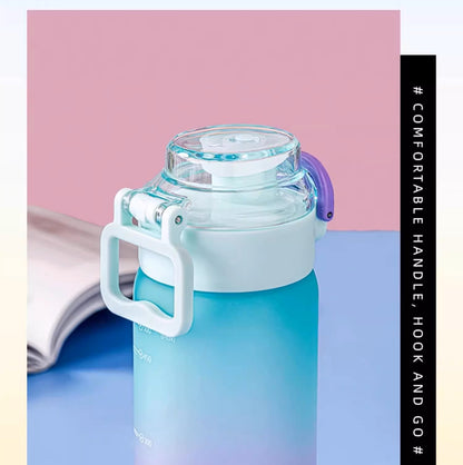 SHOTAY Matte Gradient Dual-Drink Sports Water Bottle ST 7259- 800ML