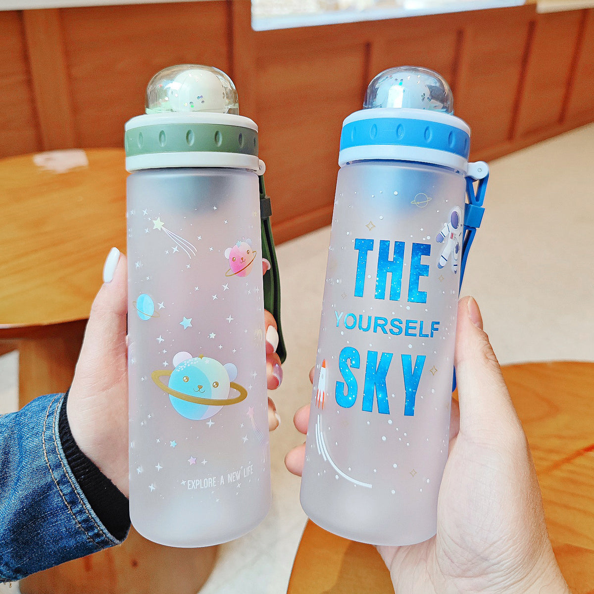 Yiben Children's Frosted Water Bottle- 460ML