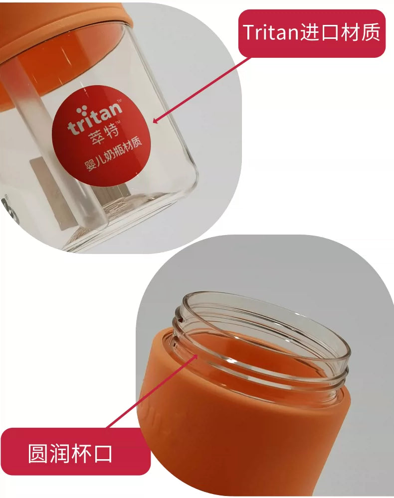 Dodge Tritan Water Bottle with Sipper & Spout –500ml