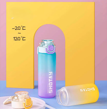 SHOTAY Matte Gradient Dual-Drink Sports Water Bottle ST 7259- 800ML
