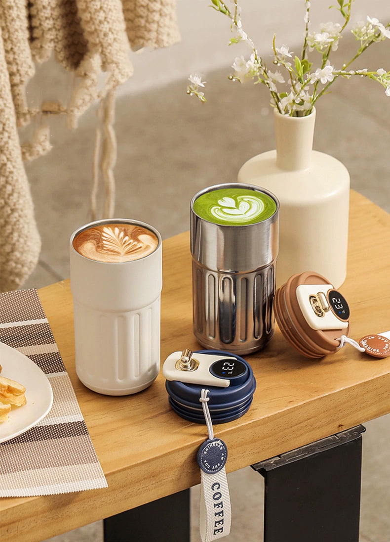 Relea "Live Well" Smart Temperature Display Coffee Cup
