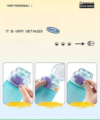 SHOTAY Matte Gradient Dual-Drink Sports Water Bottle ST 7259- 800ML