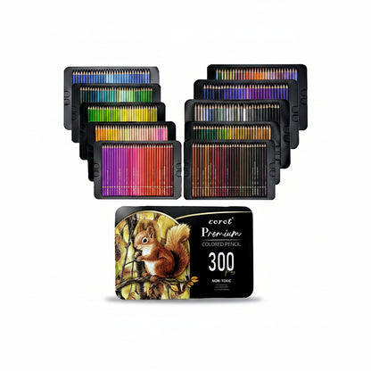 Corot Premium Coloured Pencils, 300 Pcs