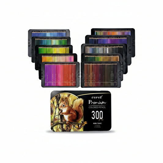 Corot Premium Coloured Pencils, 300 Pcs