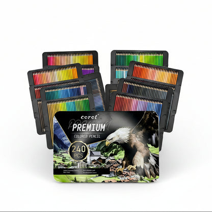 Corot Premium Coloured Pencils, 240 Pieces