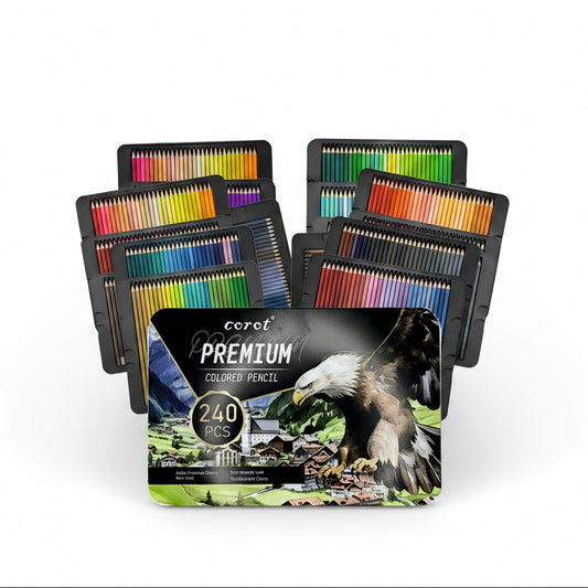 Corot Premium Coloured Pencils, 240 Pieces