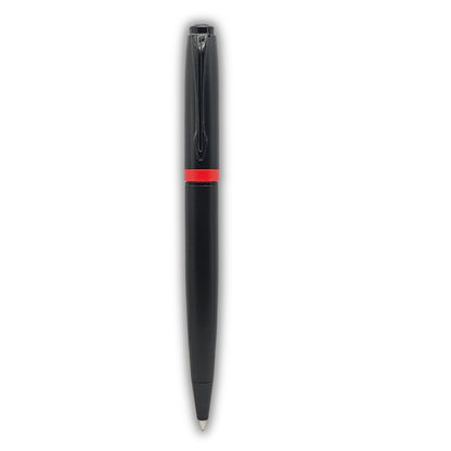 PAILI Sleek Matte Black & Vibrant Red Twist-Action Pen