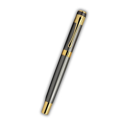 PAILI Textured Matte Black & Gold Ornate Executive Pen