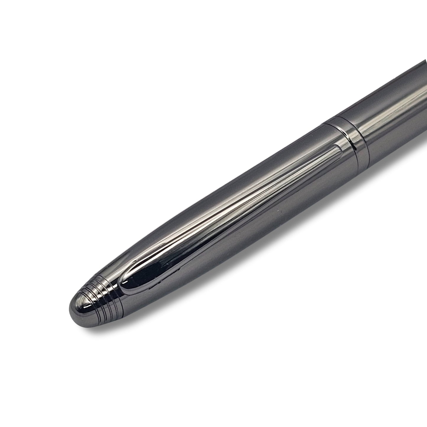 Sleek Monochromatic Gunmetal Executive Pen
