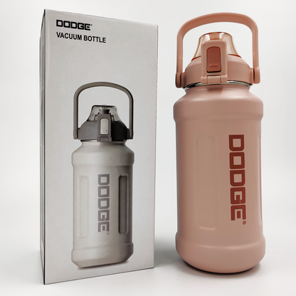Dodge FreeSip Insulated Water Bottle with Straw – 950ml | SS316 | BPA-Free (Pink)