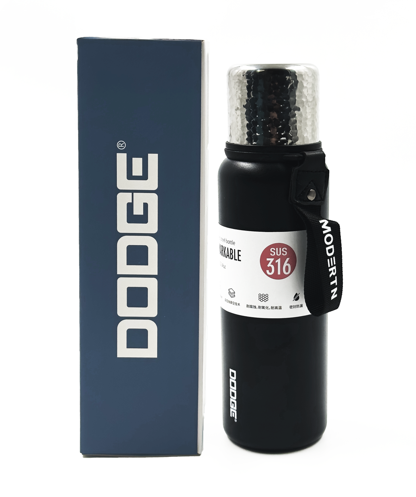 Dodge Thermosteel SS316 Water Bottle – 750ml | 24Hr Hot & Cold