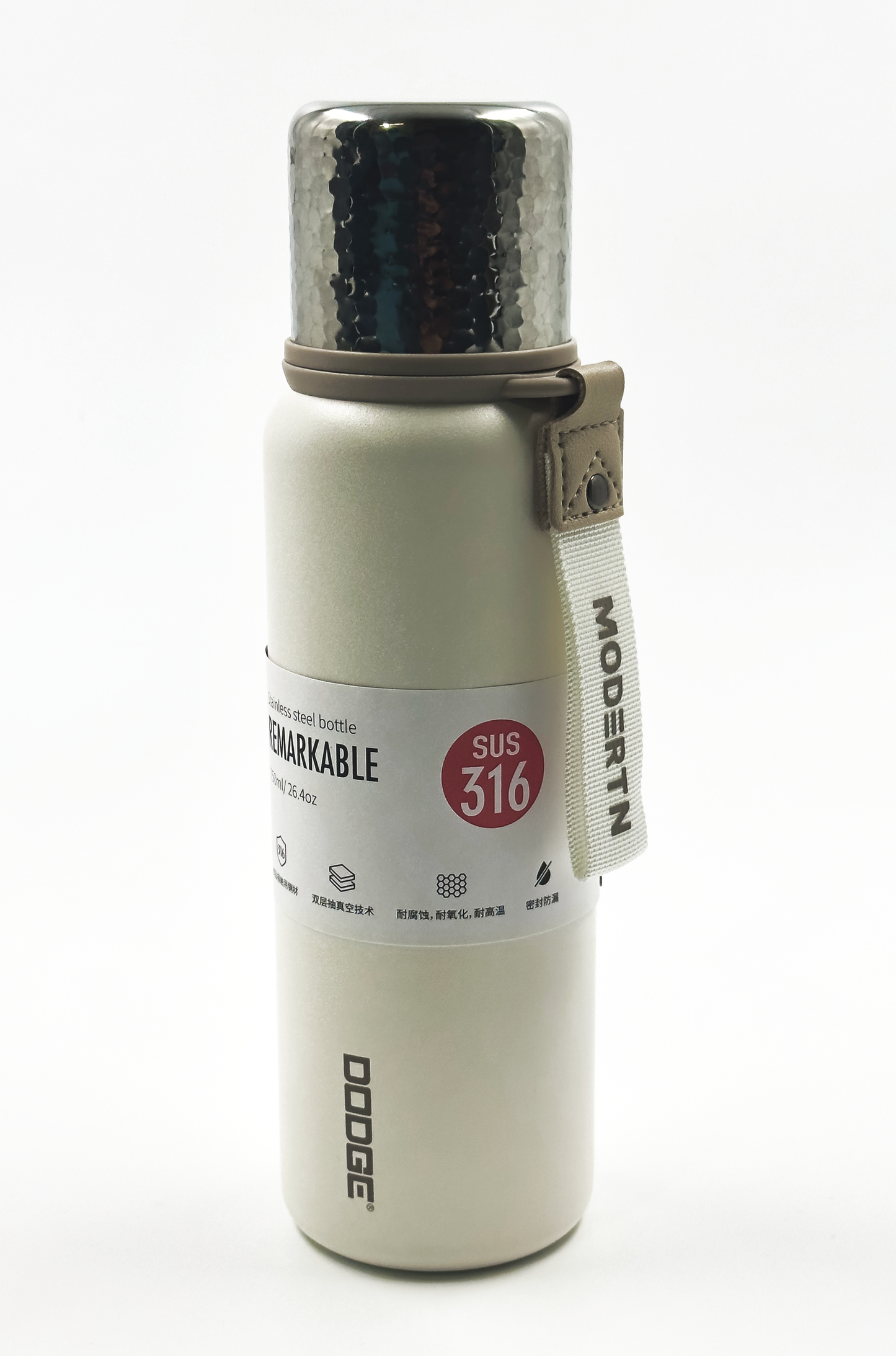 Dodge Thermosteel SS316 Water Bottle – 750ml | 24Hr Hot & Cold