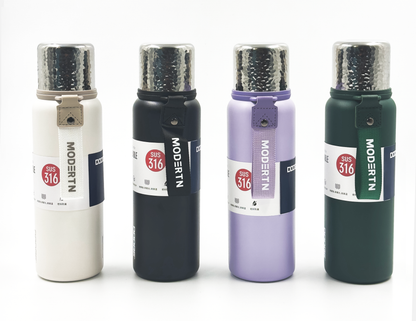 Dodge Thermosteel SS316 Water Bottle – 750ml | 24Hr Hot & Cold